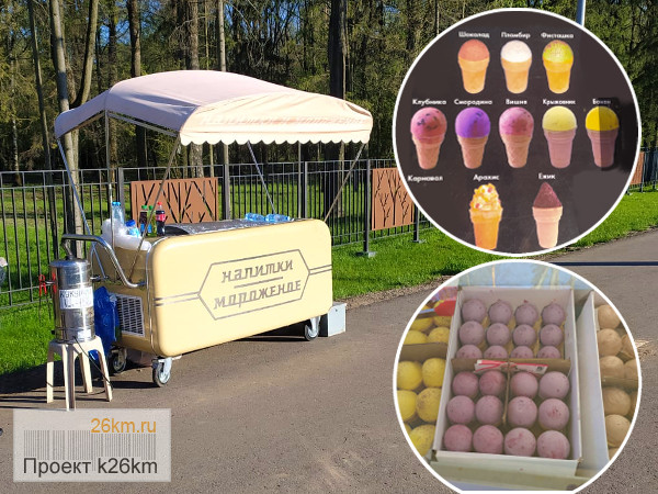 В парке «Филатов Луг» заработала торговая точка с мороженым и напитками